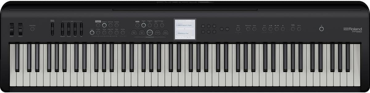 Roland FP-E50 Digital Piano | Premium Piano and Expandable Sound Library | 88-Note Hammer-Action Keyboard | Professional Auto-Accompaniment | Mic Input with Vocal Harmony FX | Bluetooth/MIDI Support