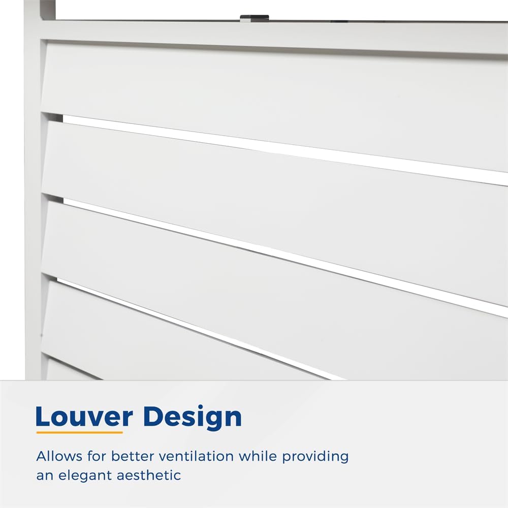 White Rectangle Outdoor Aluminum Glass Windbreak Propane Fire Pit Table for Pool Patio Garden