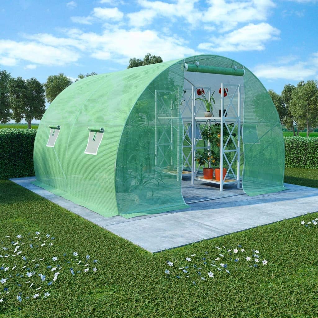 (Fast Delivery) Greenhouse Walk-in Garden Greenhouse Suitable for patios,Backyards,Gardens,Balconies Greenhouse 64.6 ft² 9.8'x6.6'x6.6'
