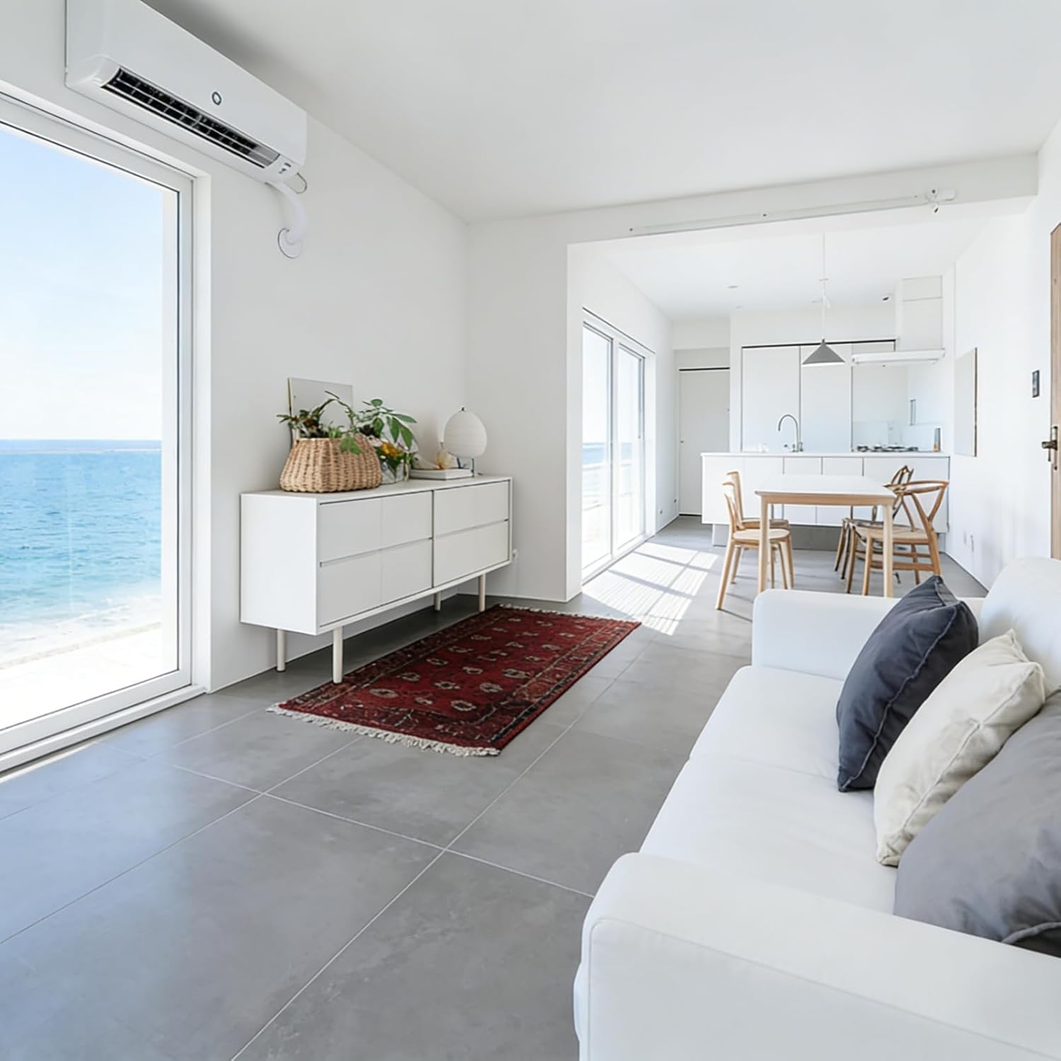 23000 BTU Mini Split AC & Heat Pump, 230v Energy Efficient Wall-Mounted Ductless Air Conditioner with WiFi Control, r32 Eco-Friendly Refrigerant, Cools/Heats Up to 1500 Sq.Ft, Quiet Operation