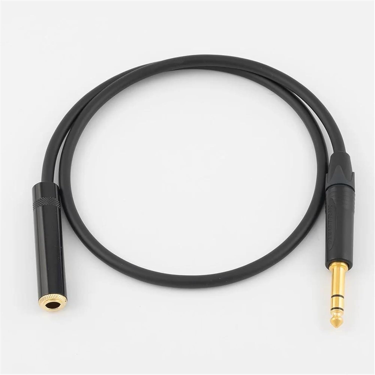 TSTS Guitar Audio Cable 6.35mm Stereo Male to Female Extension Cable Amp Guitar TRS Cable Extension Wire Cord M-F Cable(300CM)