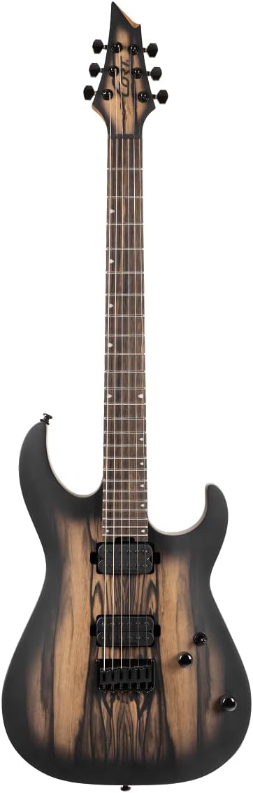 Cort KX500 6-String Pale Moon Electric Guitar, Natural Black Burst