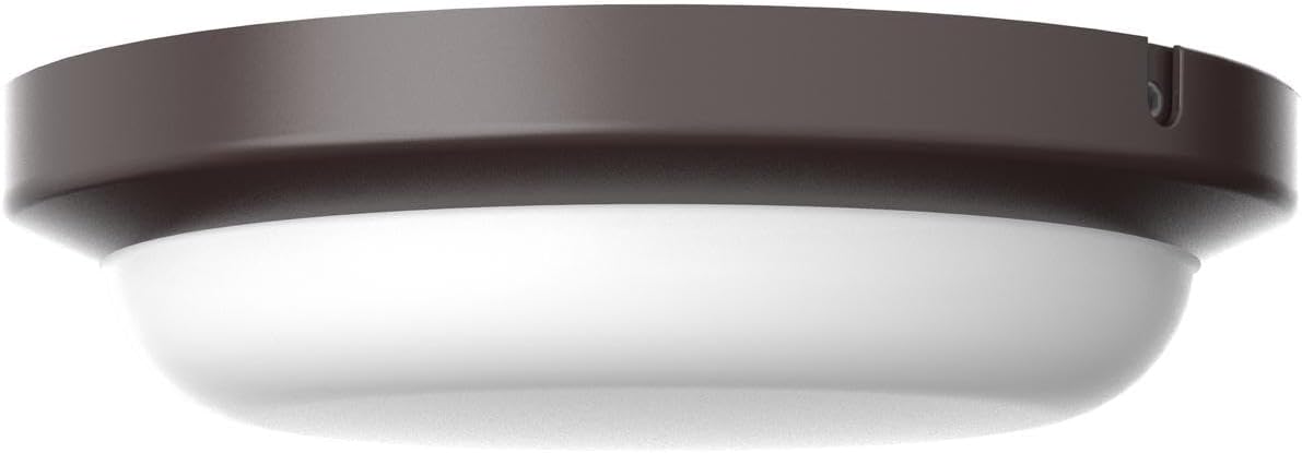 AFX DEAW08 Dean LED Flush Mount Ceiling Light for Outdoor Use with 3 Selectable Color Temperatures - 3000K - 4000K - 5000K - 8