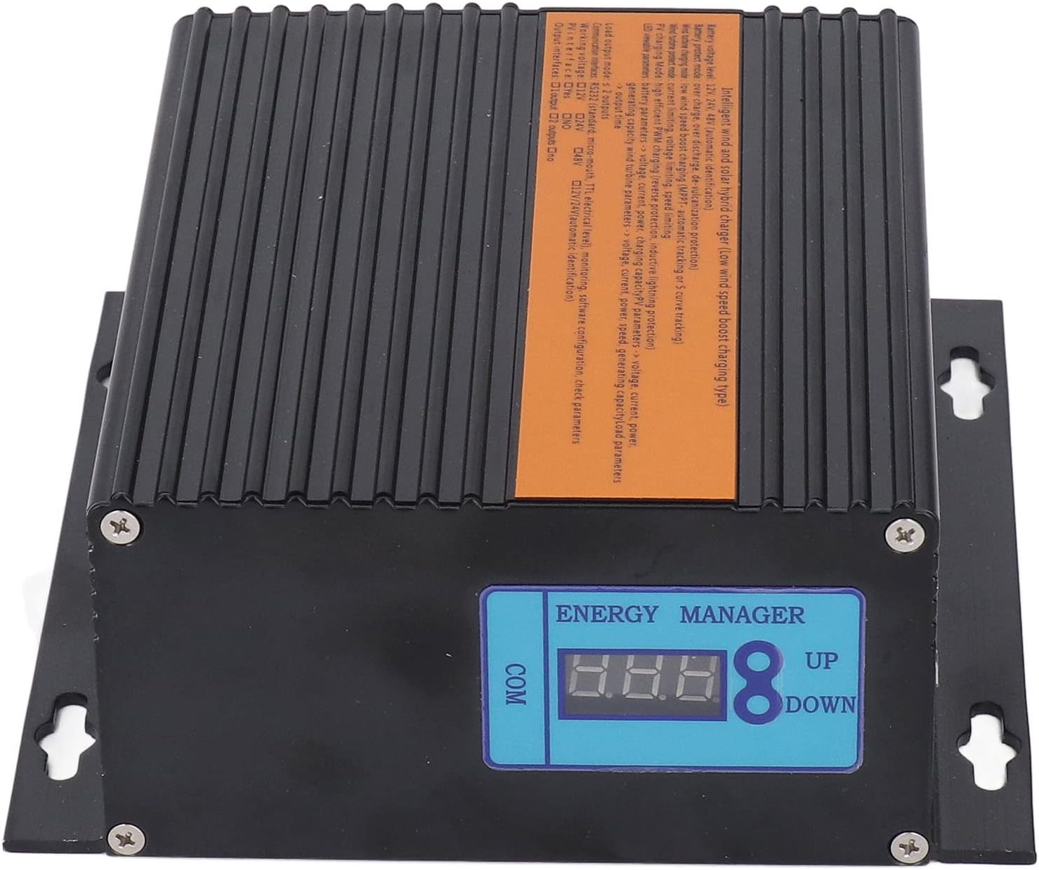 MPPT Boost Controller, 48V Wind Solar Controller 200W Photovoltaic Power and 600W Wind Power 3 Digit Digital Tube Display, Energy Controllers