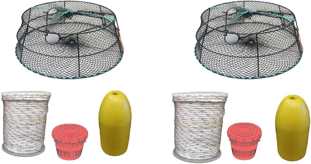 KUFA Sports (CT79+PAM3) Vinyl Coated Prawn Trap with Accessory Combo (2)