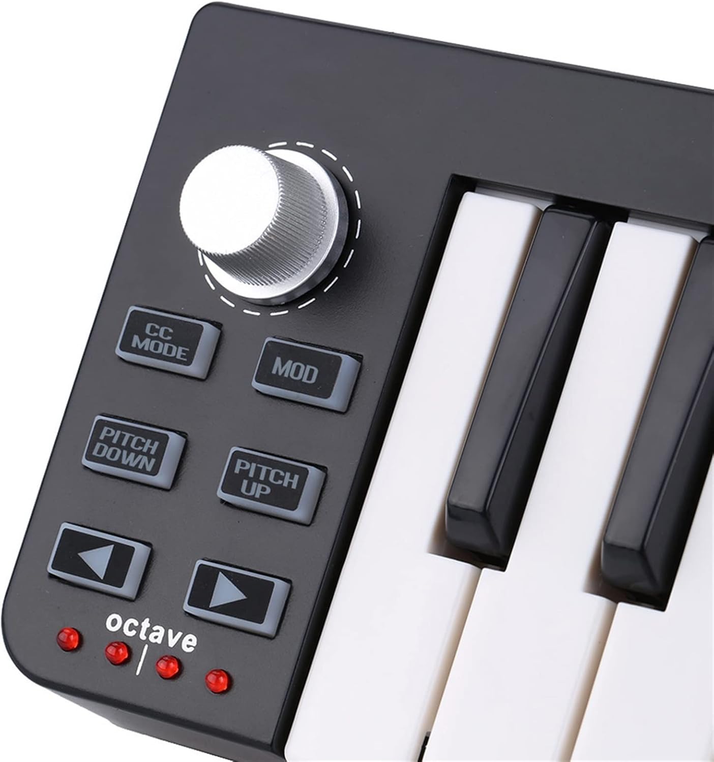 Keyboard Piano 25 Portable Keyboard Mini 25-Key USB MIDI Controller with 4 Programmable Memory Banks & 6 Control Buttons