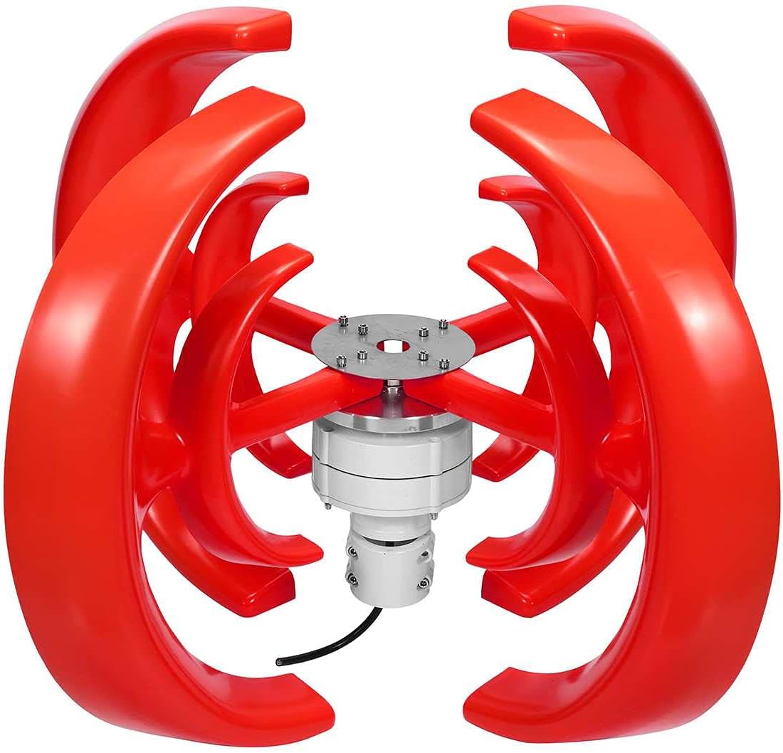 4200W Vertical Axis Wind Turbines Generator Lantern 4 Blades Motor Kit Windmill Energy Charge Turbines 12V 24V for Home Camping