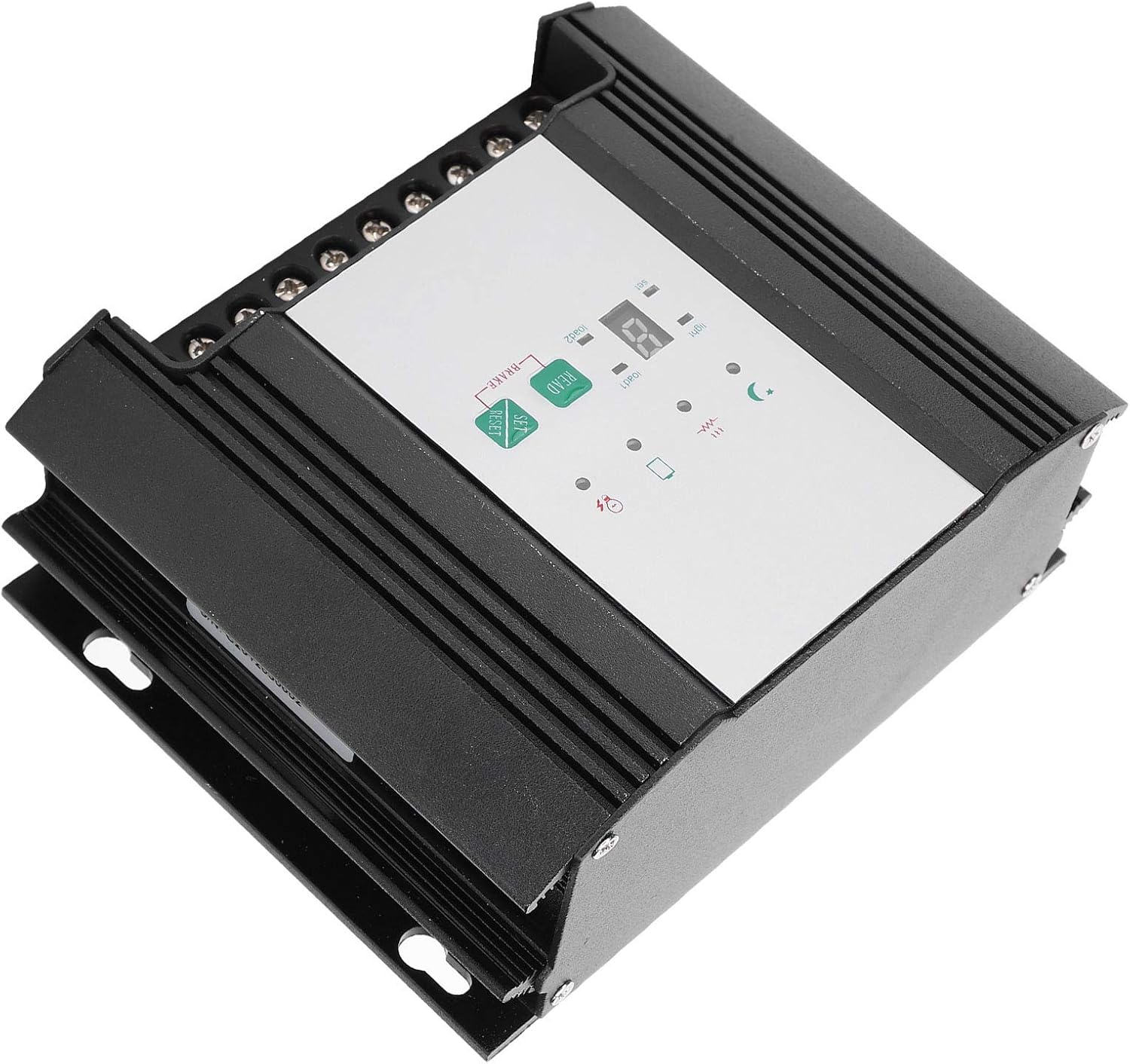 Wind Solar Charge Controller Hybrid Regulator Smart Efficient Dual Power Management for Wind Solar Hybrid Street Lights Industrial Equipment 12V Aluminum Alloy