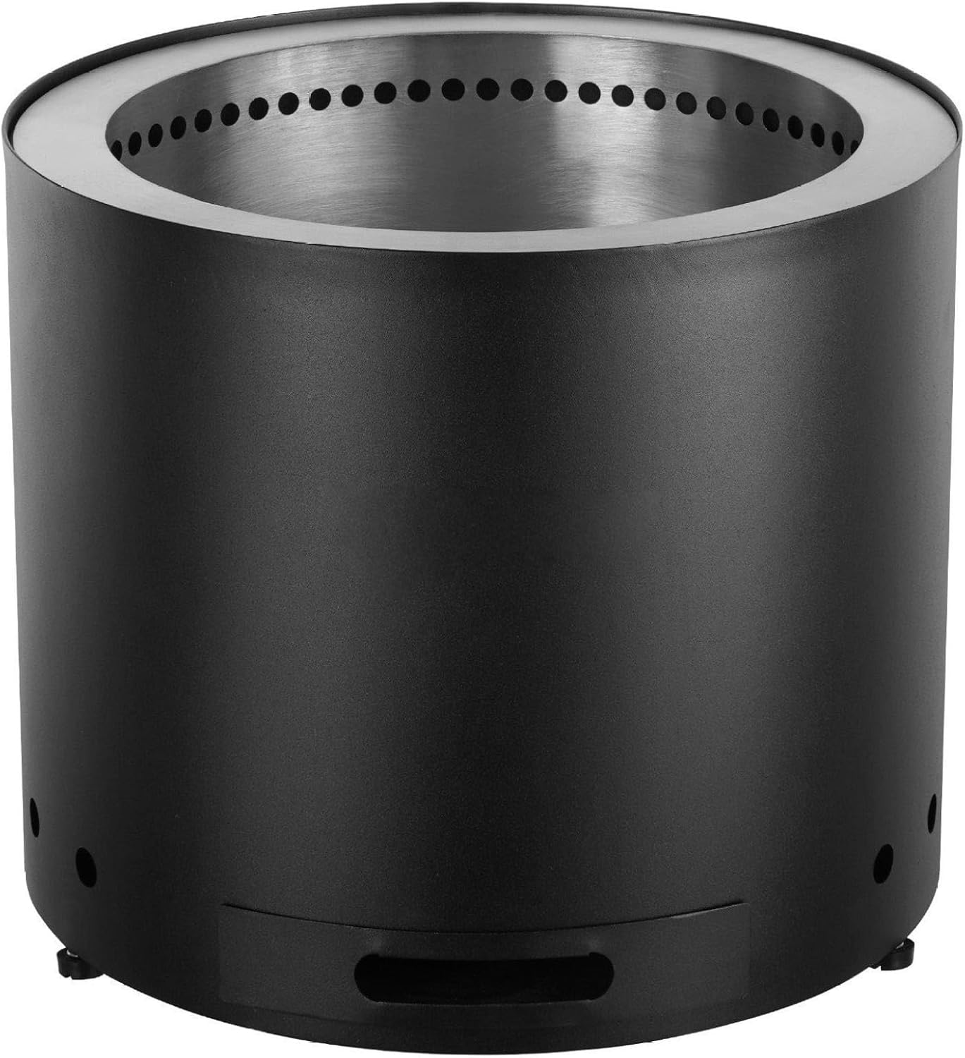 Smokeless Fire Pit Wood Burning Stove 15 Inch Stainless Steel Outdoor Camping Bonfire