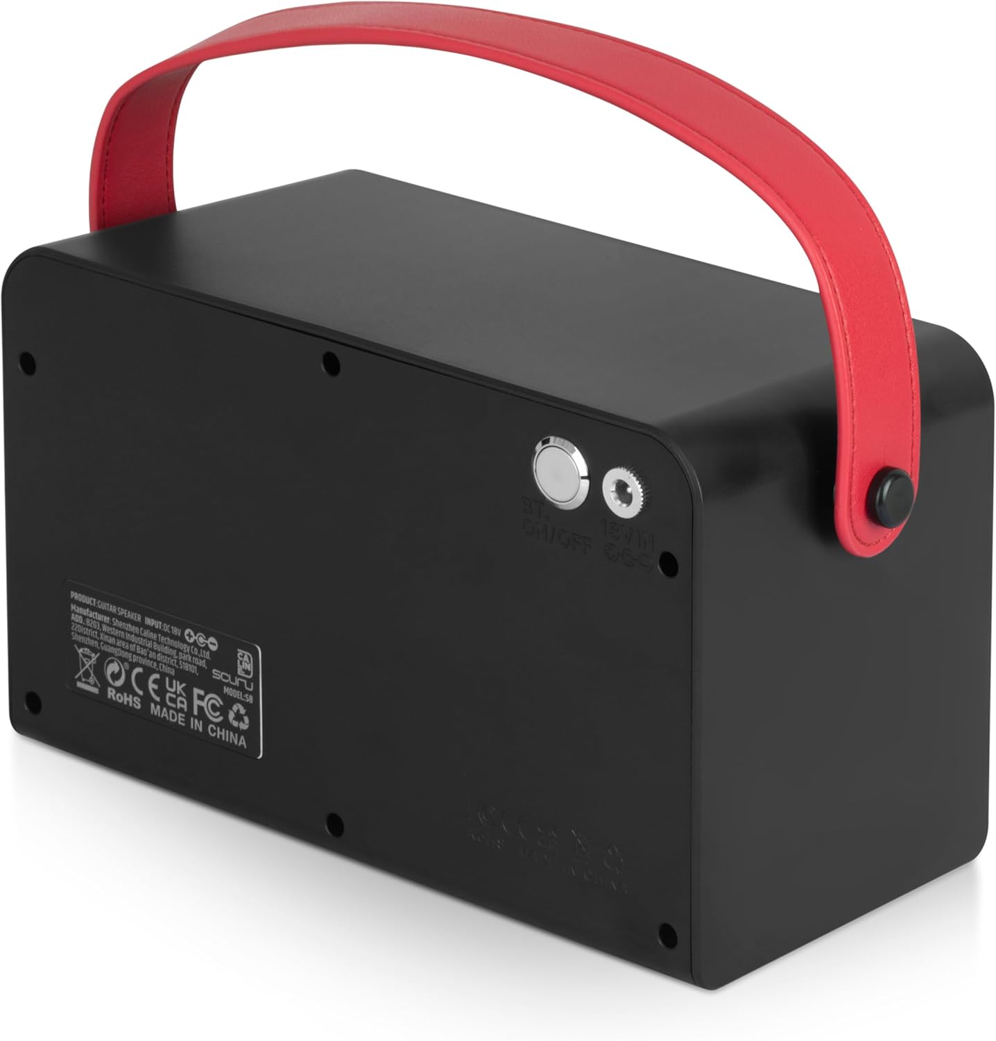 Caline Scuru 20W Bass Amplifier Portable Bass Guitar Practice Amp Battery Powered Combo Amp with Bluetooth (S8B)