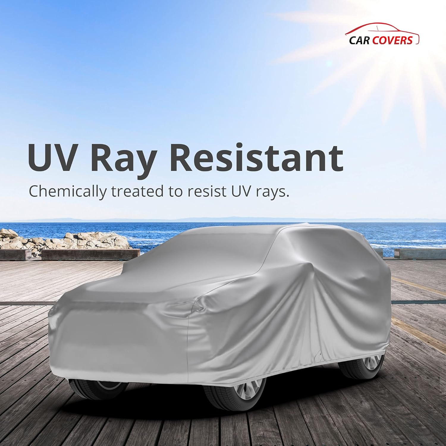 CarCovers Weatherproof SUV Cover & Warranty Compatible with Nissan 2003-2024 Armada - Outdoor Cover Theft Cable Lock SUV Accessories Better Than Waterproof