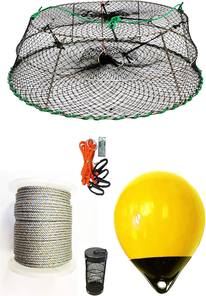 KUFA Sports Tower Style Prawn Trap with Prawn Trap Accessory Combo(CT77+PHL30Y+HA2)