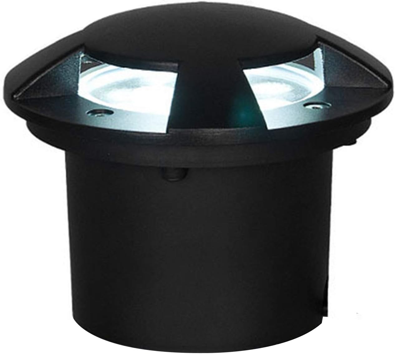 Underground Light LED Side Emitting No Glare Terrace Buried Lights Garden Deck Outdoor Waterproof(Yellow,18W)