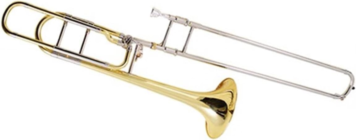 Adult Trombone Instrument Tenor Bb/F Key Transposition For White Copper Bow Trombone