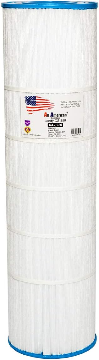 Jandy CS-250, R0462500, Unicel C-8425, PJANCS250, Filbur FC-0824 All American Replacement Swimming Pool Filter Cartridge