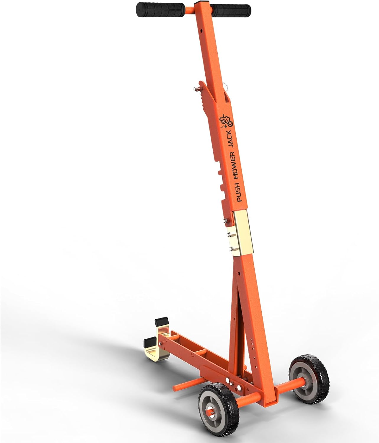 Heavy-Duty Commercial or Push Mower Jack, Lift Up to 800 lbs, Even The Zero Turn Mower, Safer Blade Change, Foldable & Portable