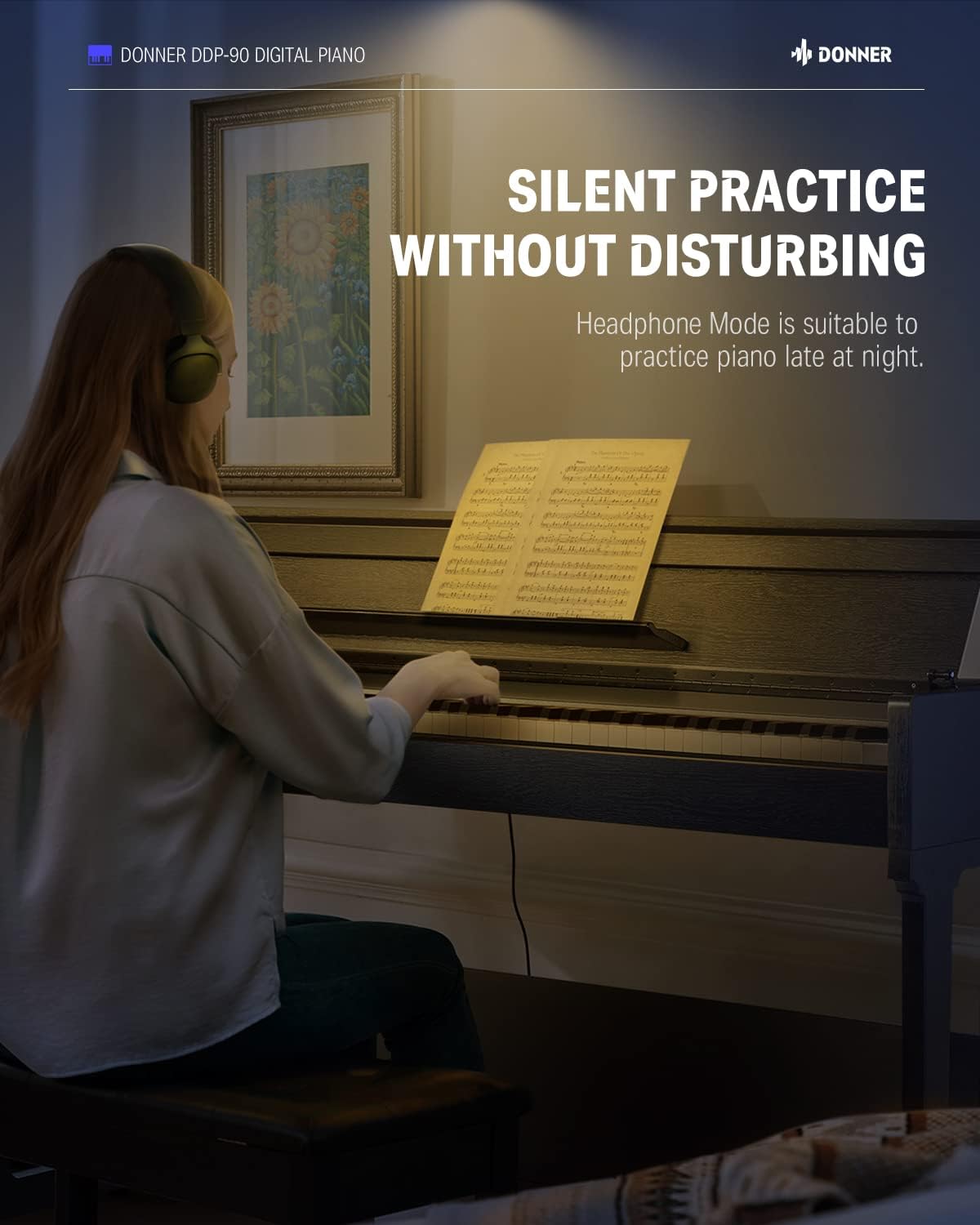 Donner DDP-90 Digital Piano + Piano Bench