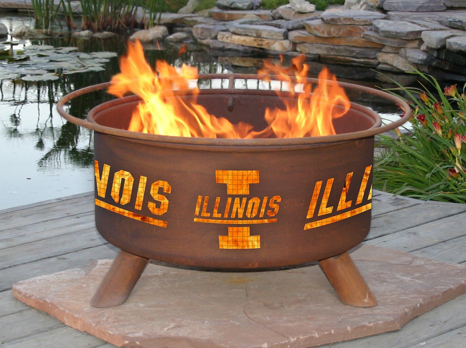 Patina Products F220 30 Inch University of Illinois Fire Pit