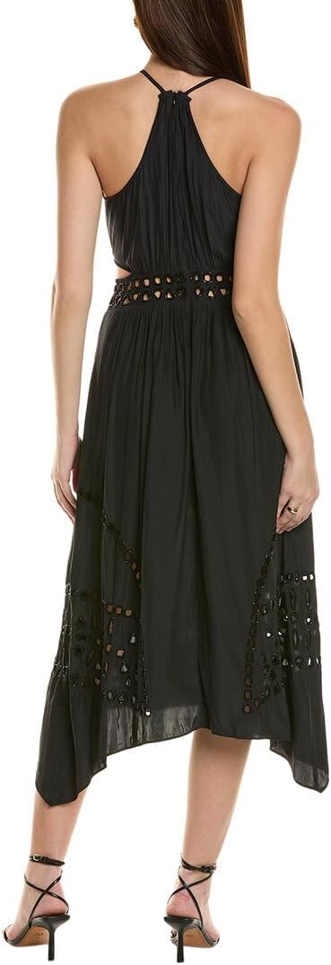 Ramy Brook Women's Henley Embellished Cut-Out Midi Dress