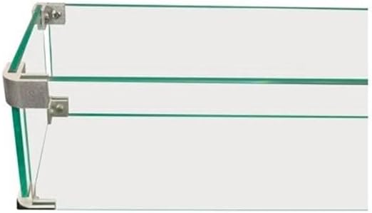 Living Source International Rectangle Fire Pit Flame Guard