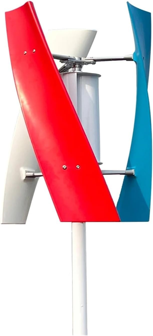 Wind Turbine Vertical Axis Permanent Generator Electric Power Generator 12V 24V 48V 5KW 8KW for Marine, RV, Home Industrial Energy(Type 2,48V_8000W)