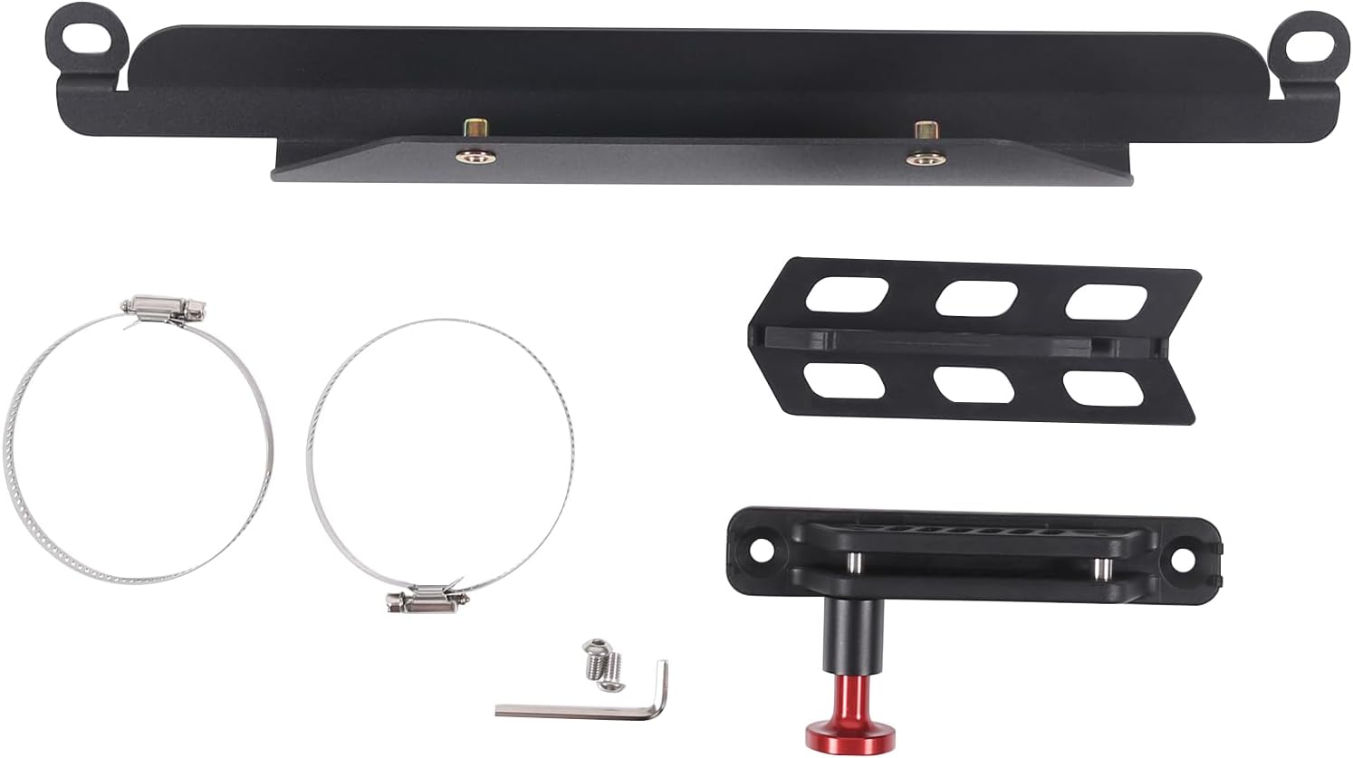 Car Passenger Under Seat Quick Release Roll Bar Fire Extinguisher Mount Bracket Compatible with Toyota FJ Cruiser 2007-2021 Adjustable 2 Clamps Fire Extinguisher Bottle Tie Bracket Billet Accessories