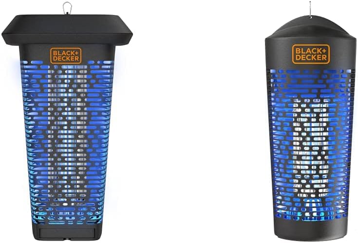 BLACK+DECKER Bug Zapper & Fly Trap-Mosquito Repellent Electric UV Bug Catcher (2 Acre Coverage) + Bug Zapper Mosquito Killer (Half Acre Coverage)