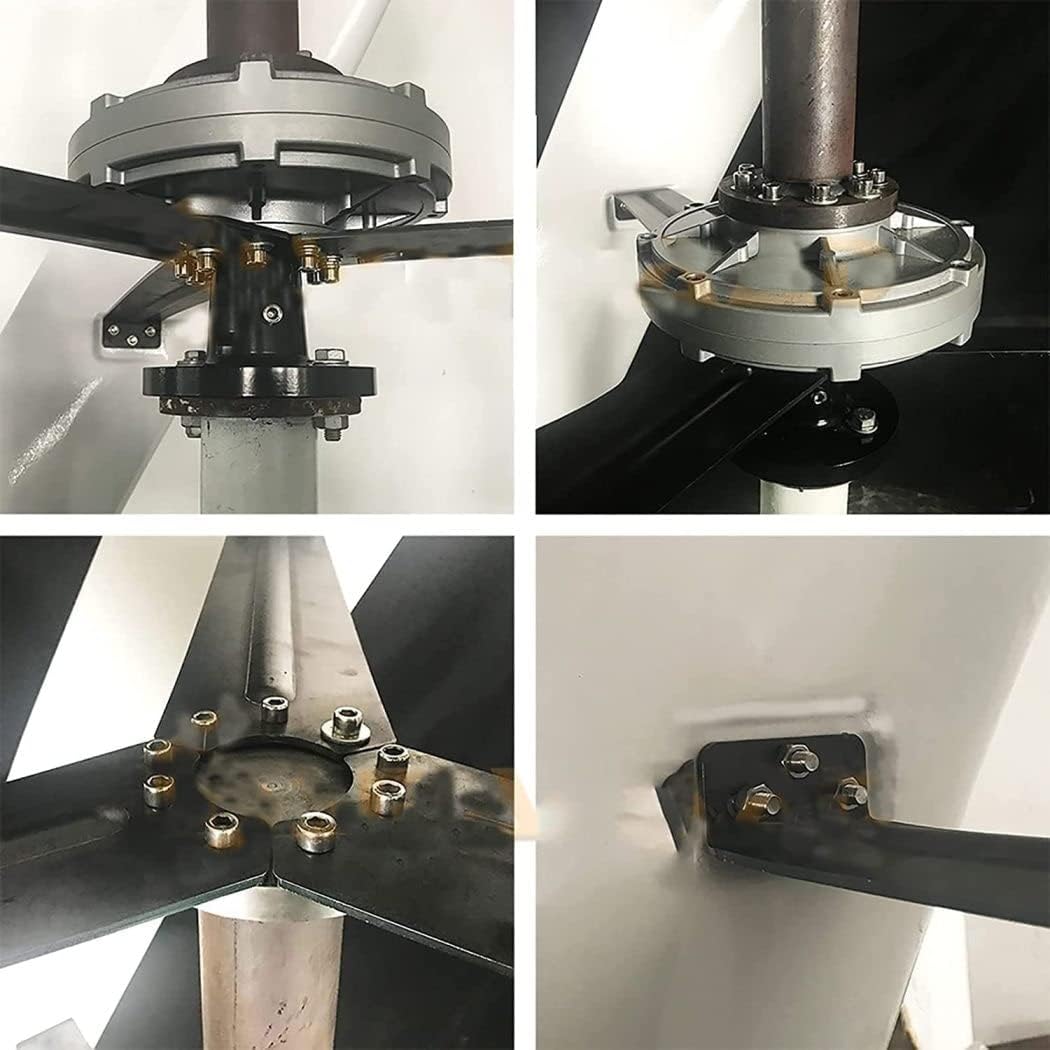 LiuSj JUnSt 10000W Wind Turbine, No Noise Vertical Magnetic Levitation Upright Wind Turbine, 12V-220V with Waterproof Charge Controller 3 Blades Wind Turbine for Home Camping,24v