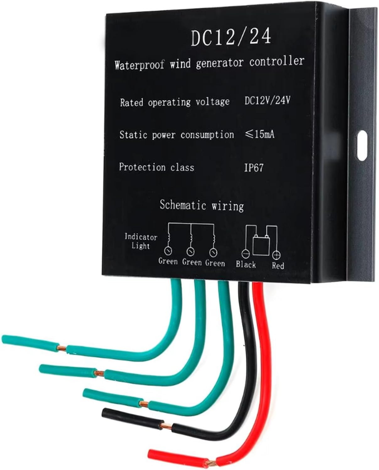 48v,HYZHANHONG 100W-5000W DC 12V/24V/48V Wind Generator Charge Controller IP67 Waterproof Battery Charge Controller Regulator for Wind Turbine Generator