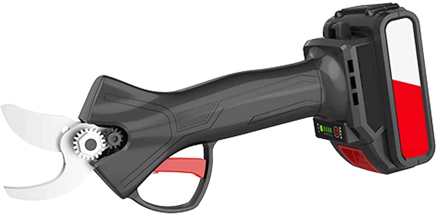 Professional Cordless Electric Pruning,Shears with Backurechargeable 2Ah Lithium Battery Tree Branch Pruner 30Mm Cutting Diameter 3-4 Working Hours