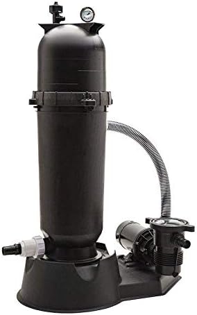 Jacuzzi 100 sq. ft. Cartridge Filter and 1 HP Dual Speed Pump Combo for above Ground Pools JAPC0100JE2160