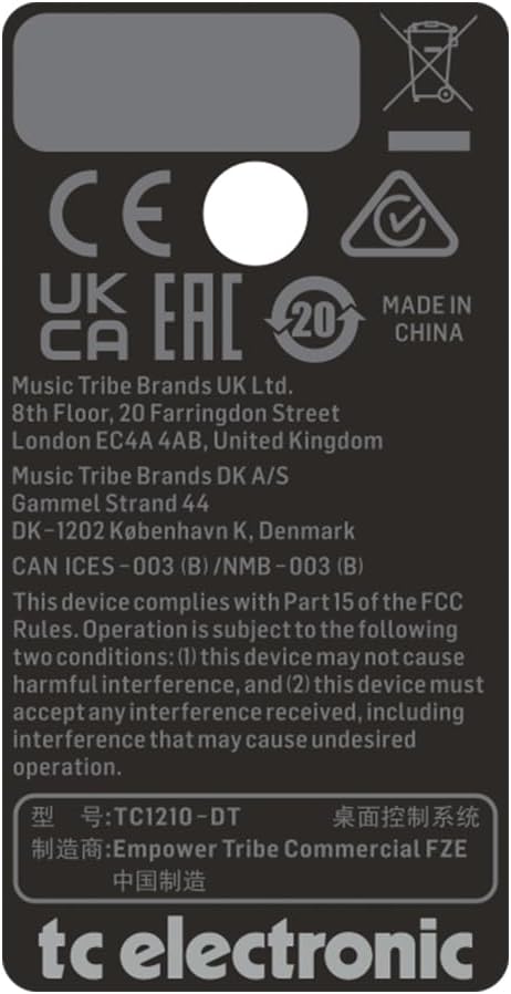 TC Electronic TC1210-DT Unique Spatial Expander Plug-in with Optional Hardware Controller and Signature Presets