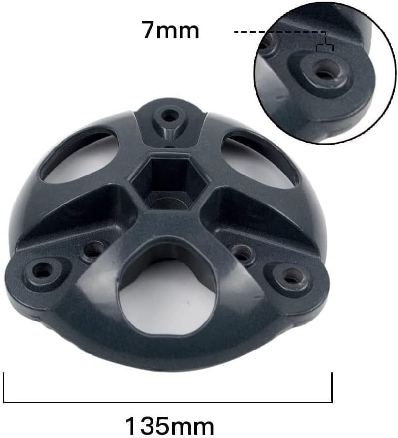 CAJUCA Wind Turbine Fibers Blades with Hub and Cap, 550Mm 580Mm 600Mm High Strength Blades for Horizontal Wind Generator