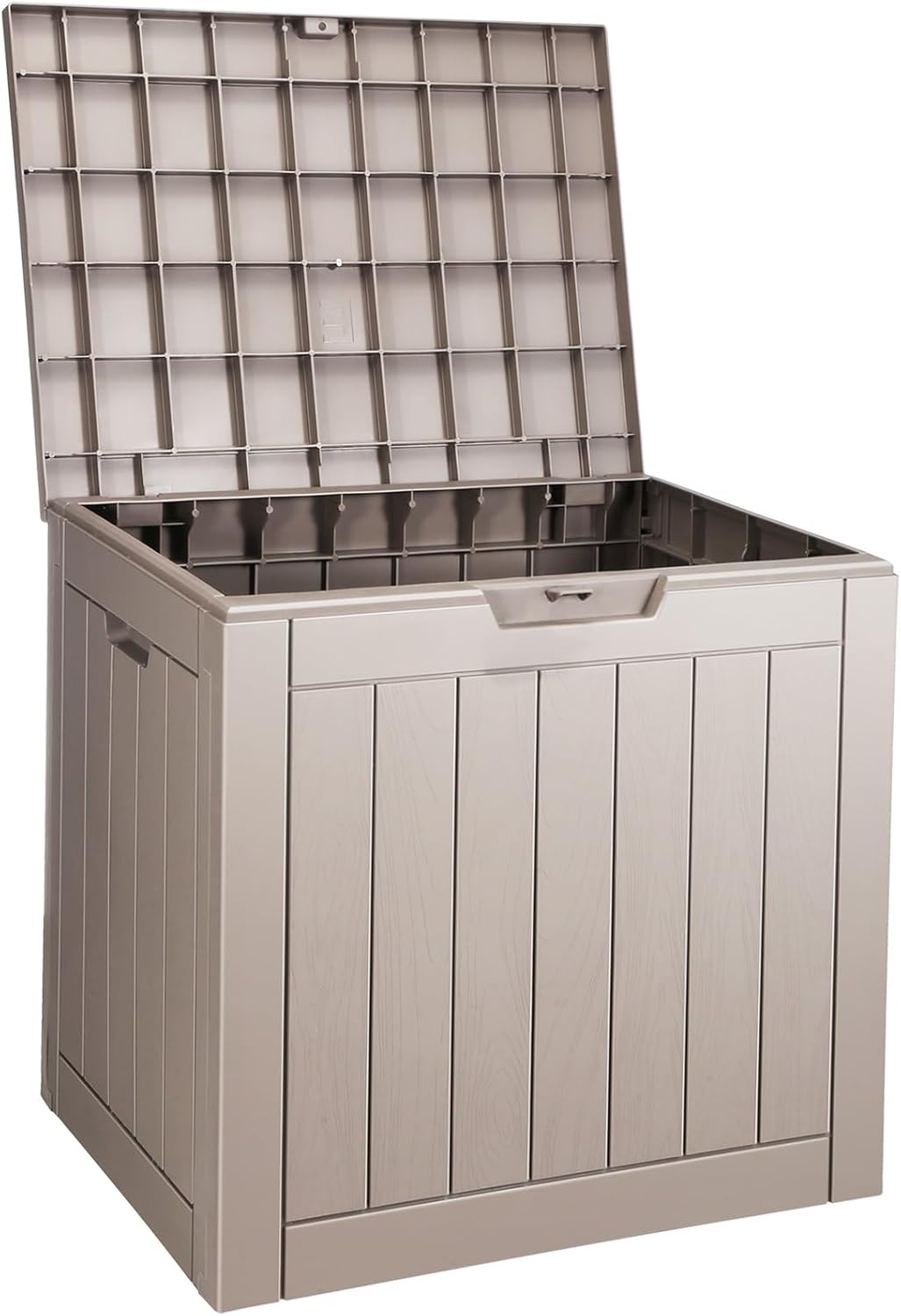 Outdoor Storage Box Resin Deck Box 31 Gallon Patio Waterproof Organizer