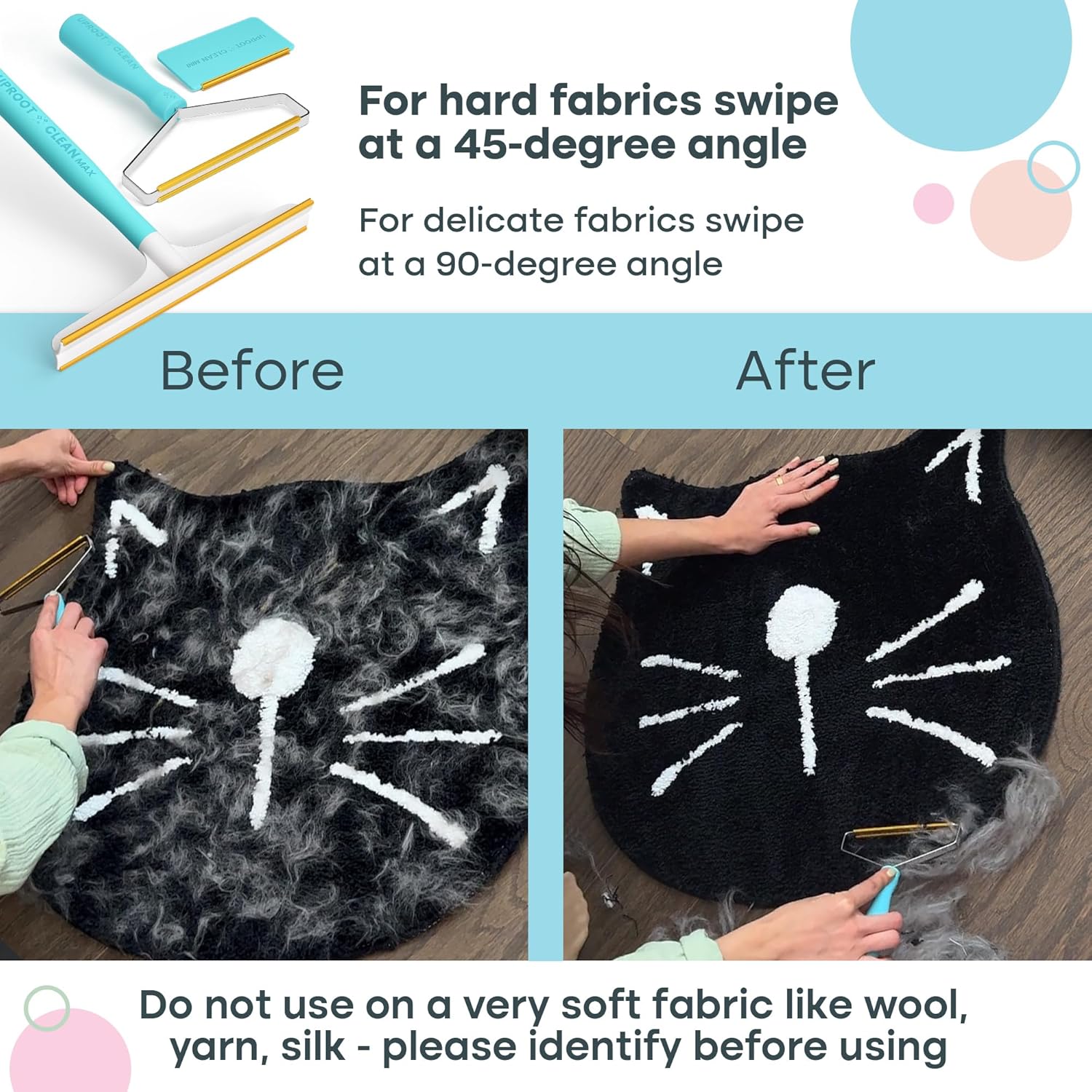 Uproot Clean Hairmageddon Survival Kit & Washing Machine Cleaner Tablets Pro: 3 Uproot Clean Pet Hair Remover Sizes & Washer Machine Cleaning Tablets for Pet Owners - Spotless House & Perfect Laundry