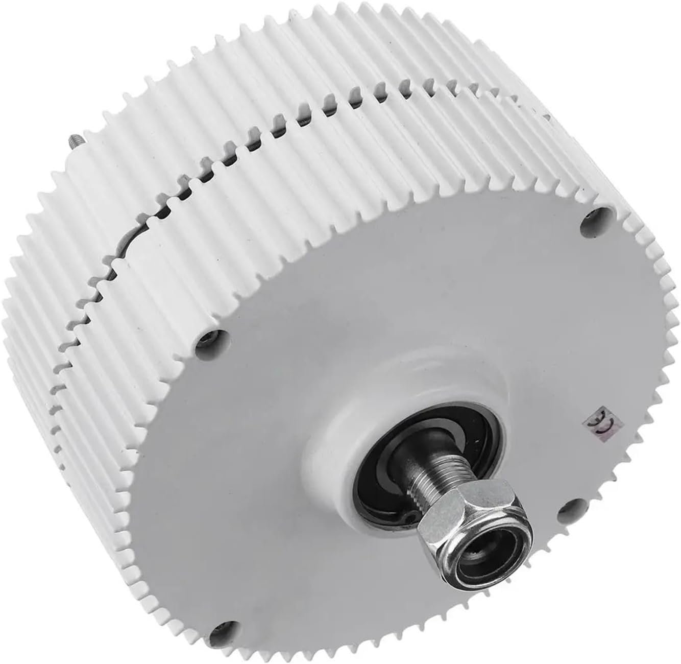 3kw 4kw 5kw 6kw Wind Turbine Maglnet Generator 12/24/48v Low Speed 250 RPM Permanent Magnet Generator for Homeuse Low Starting Speed for Home(Double shafts,48V_6KW)