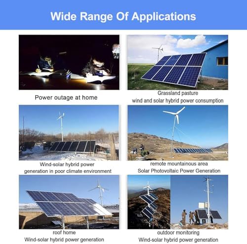 Wind Solar Hybrid Charge Controller with Unloading Resistor - Automatic Boost for Renewable Energy Solutions | Perfect for Power Plants & Street Lighting Systems