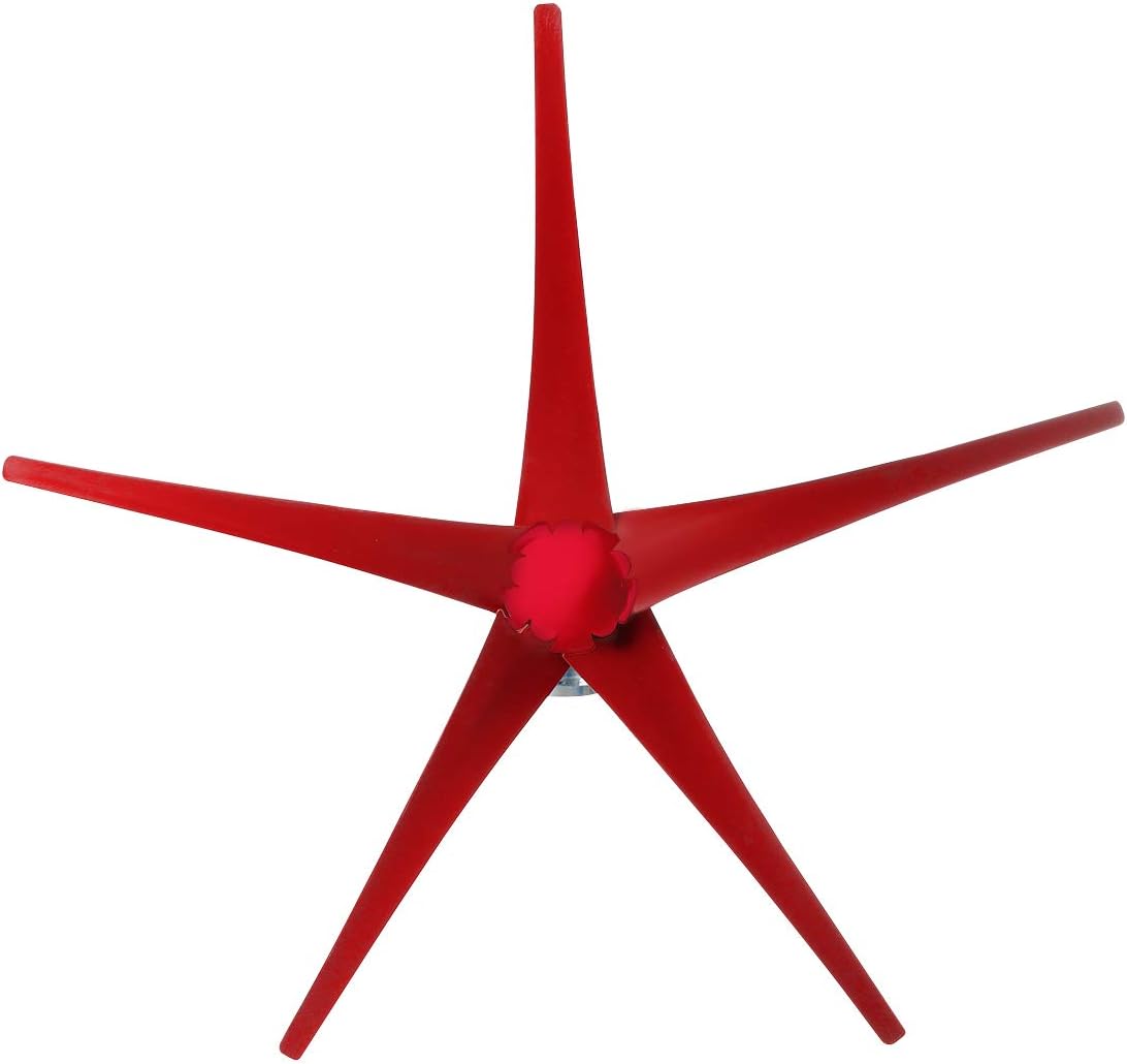 8000W Wind Turbines Generator 5 Blades 12V/24V Option with Wind Controller for Home Camping Streetlight Mounting Accessorie,24v,5 Blades