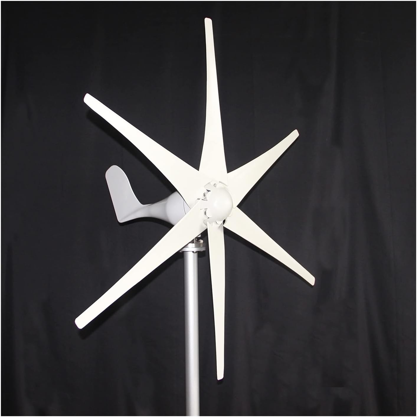 Wind Generator, 800W Small Wind Turbine Power Generator 3/5/6 Blades,for Home, Farm, RVs, Boats(Hybrid Controller,6 BLADES 800W_24)