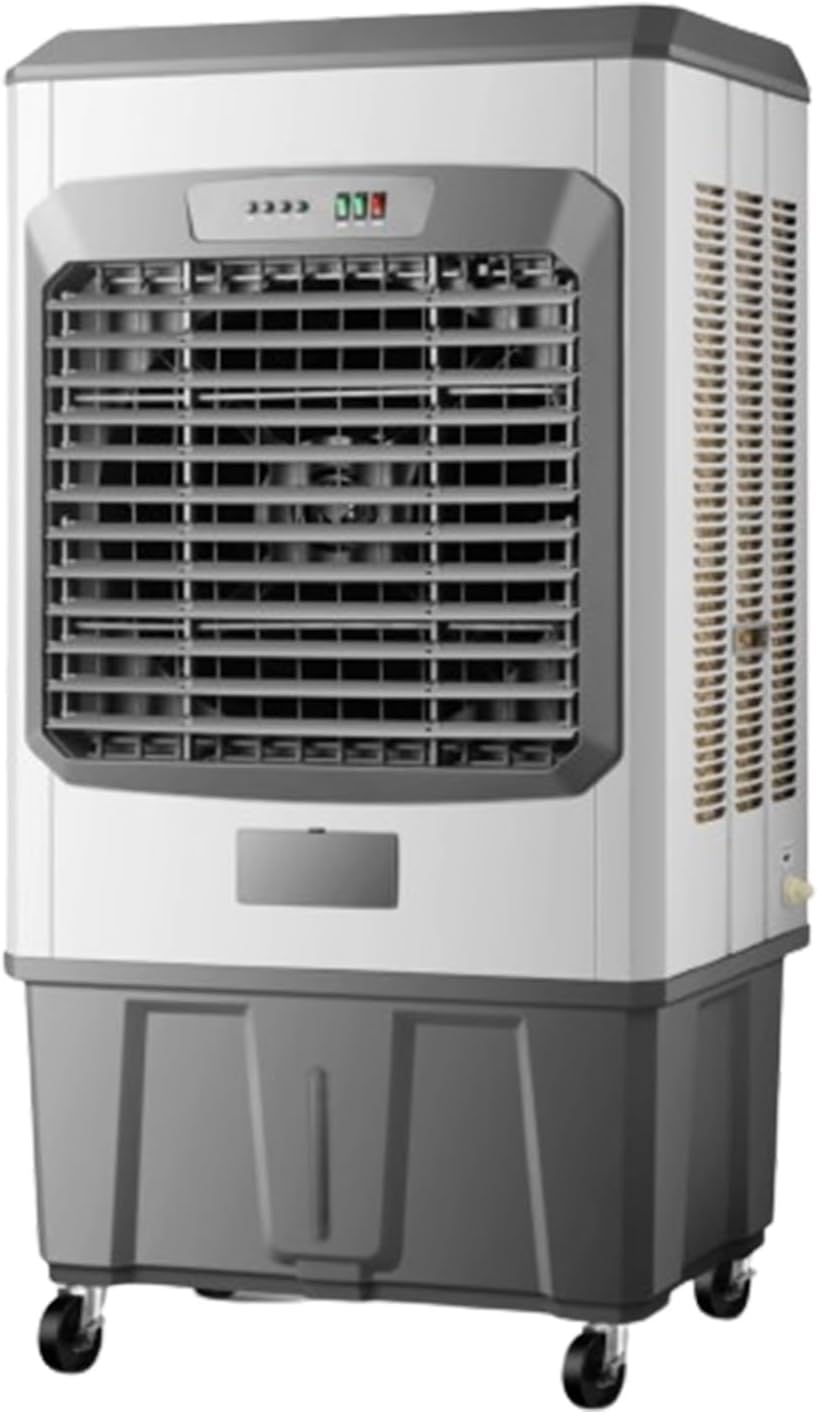 Portable Swamp Cooler, Evaporative Air Cooler with 3 Speeds, Industrial Air Conditioner for Indooor Outdoor Patio Garage(75 * 48 * 160cm)