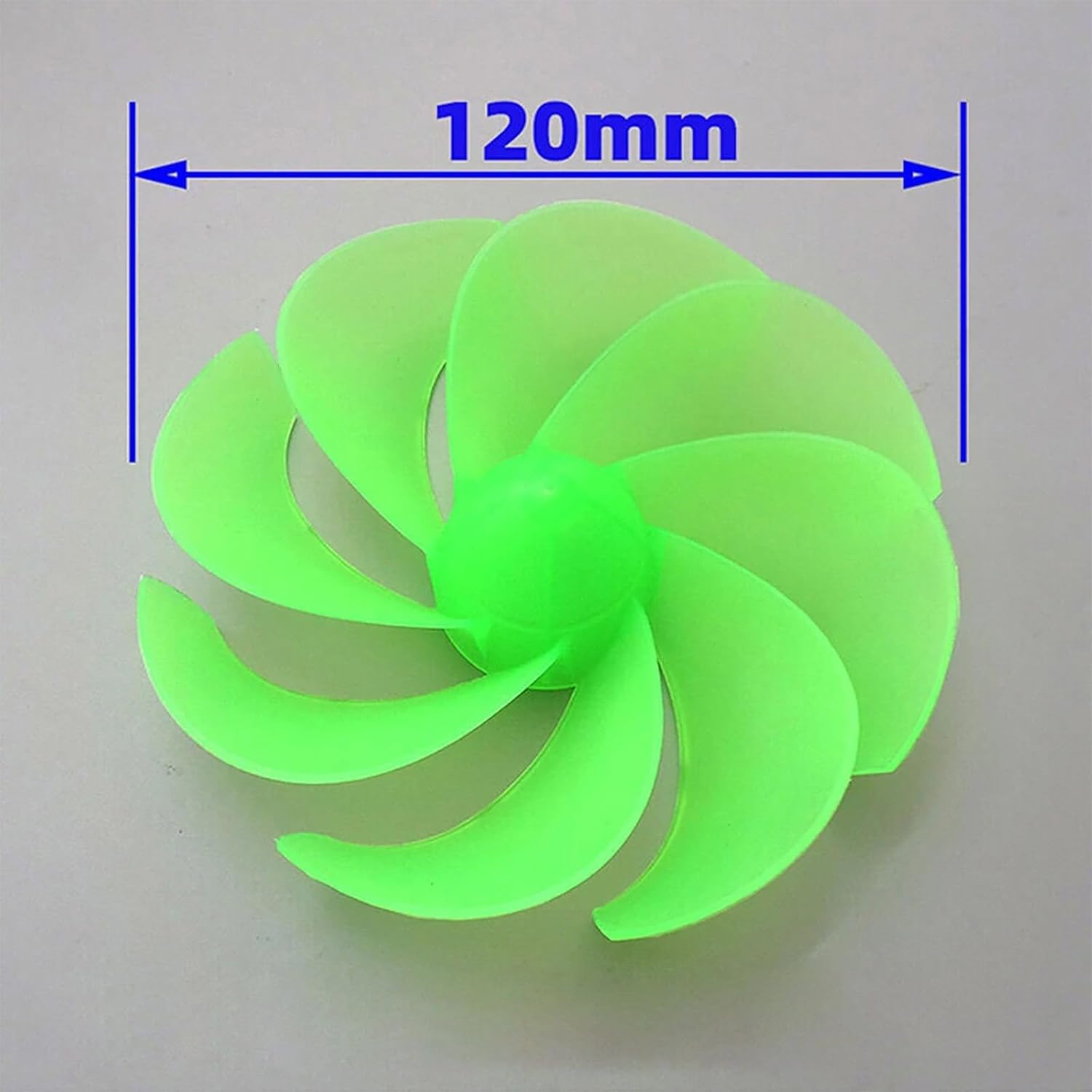 Mini Wind Turbine Motor Blade W/Bulb DIY Kit Power Alternative Energy Generator(2pcs)