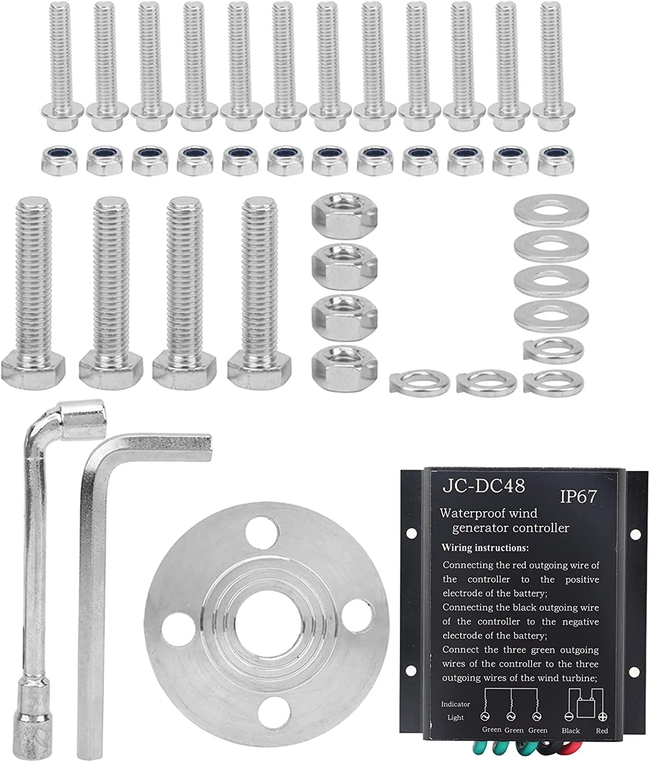 8000W Windmill Generator 5 Blade Small Wind Turbines Kit Industrial Energy Equipment