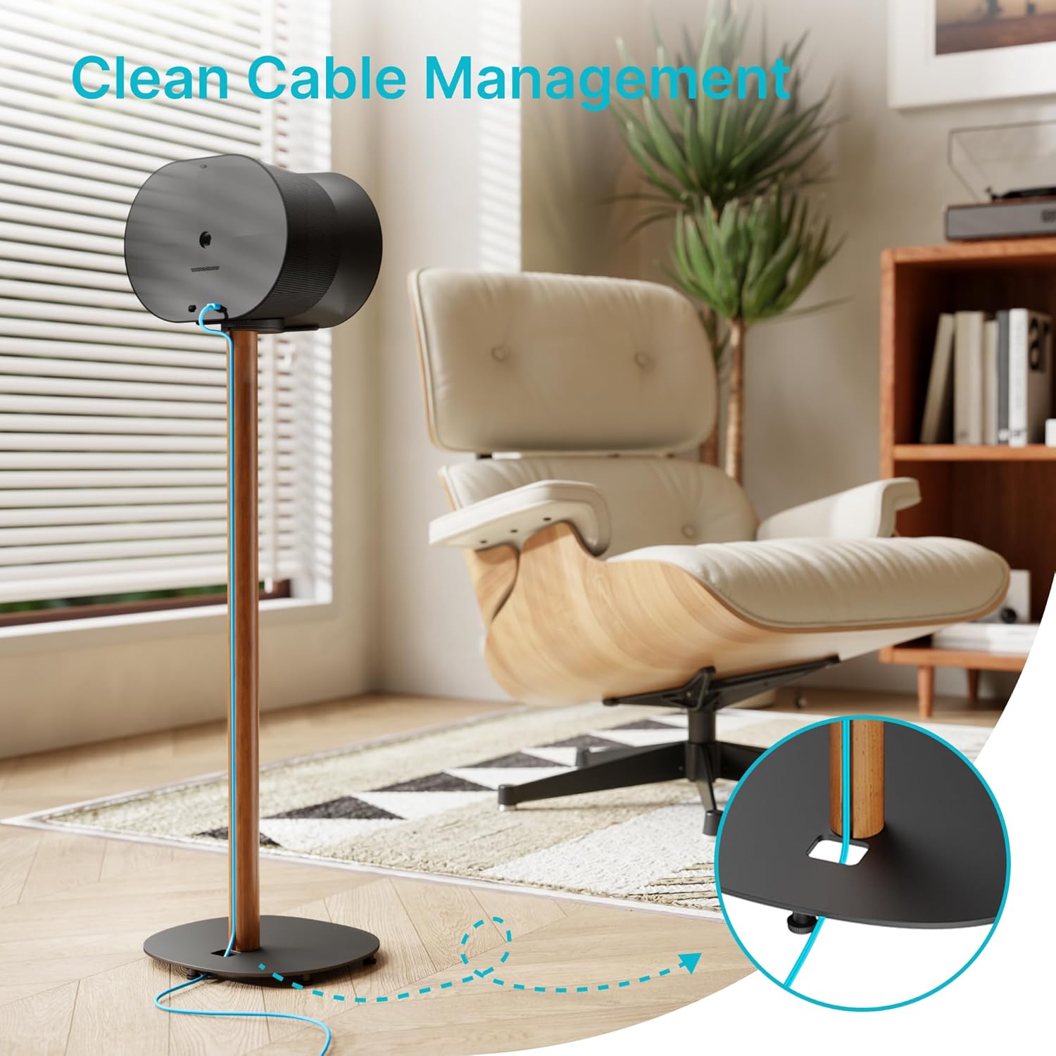 Speaker Stands Pair for SONOS Era 100 and Era 300,11LBS Capacity,30.6