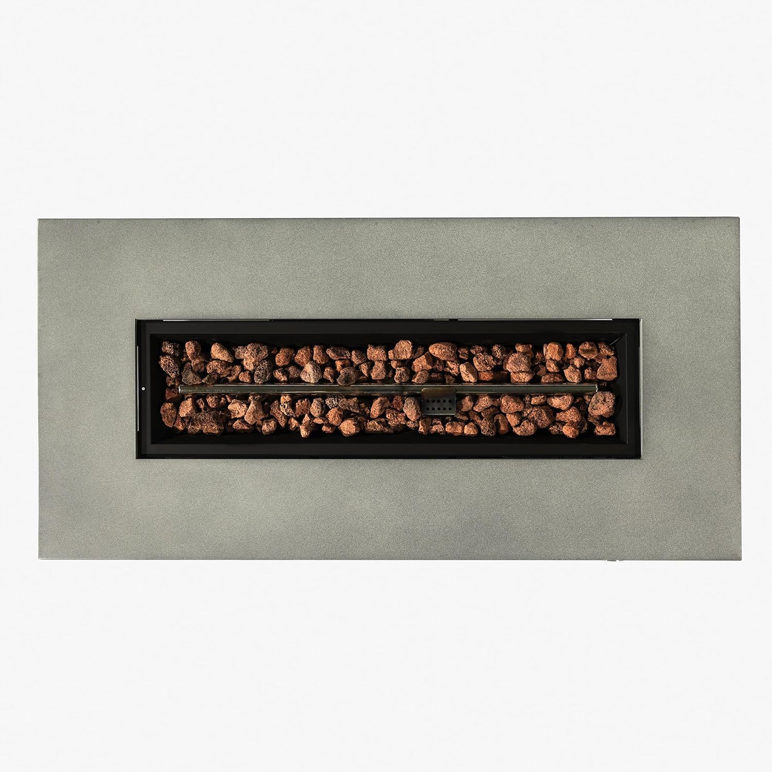 Outdoor Propane Fire Pit Table with Tank Holder – Gray Fire Table for Patio, Deck, Backyard – 1-Door Design, Living Room Gardens (1 Doors)