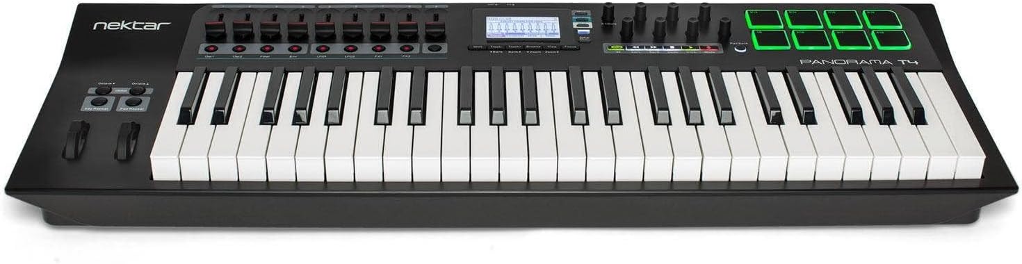 Nektar Panorama T4 - USB MIDI Controller Keyboard with Nektar DAW Integration + Nektarine PlugIn Control,Black