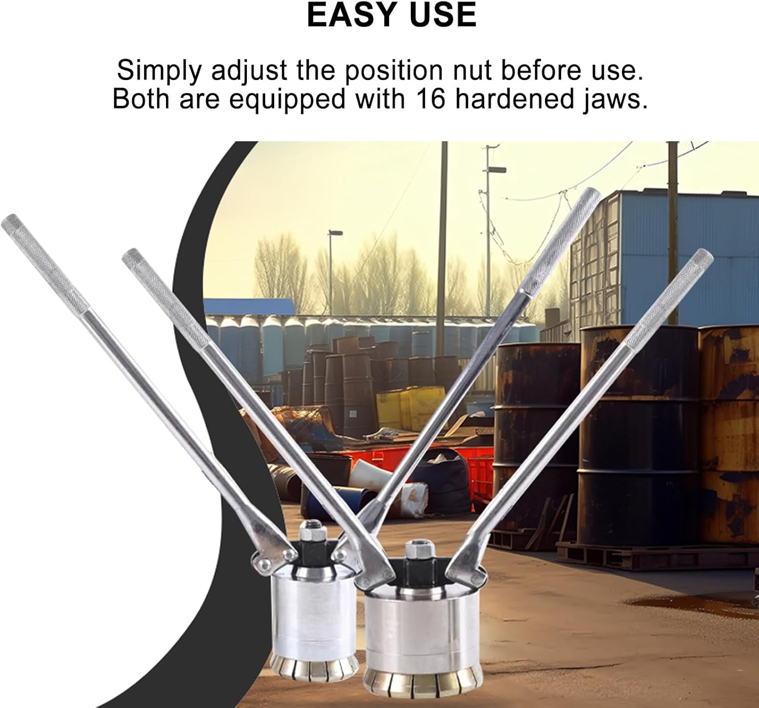 35/70Mm Oil Barrel Crimper Sealer, 200L Oil Drum Pressure Cap Sealing Barrel Crimping Tool, 53 Gallon Manual Oil Barrel Sealing Machine,70Mm-70mm