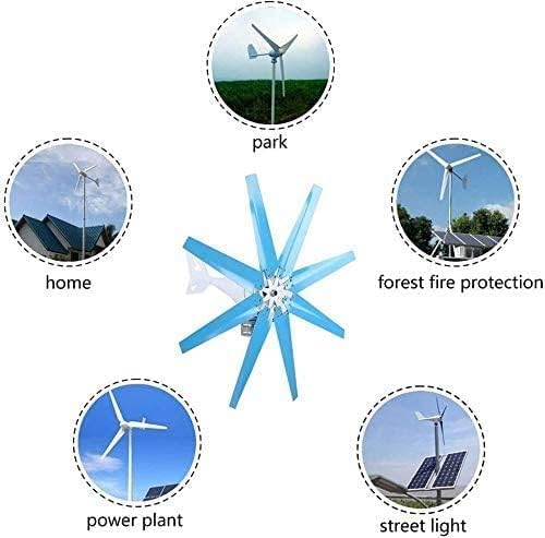 LiuSj JUnSt 5000W Vertical Axi Wind Turbines Generator,Wind Turbines Kit Electromagnetic for Home Streetlight Use