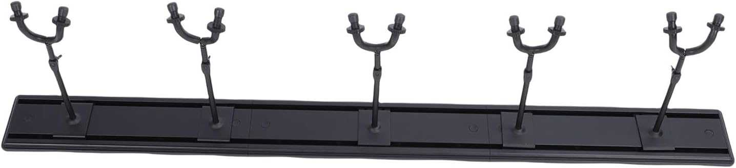 Guitar Wall Mount 5 Adjustable Hooks Metal Hanger Rack for Acoustic Electric Guitars Space Saving Display System for Music Enthusiasts Home Studio Aluminum Alloy