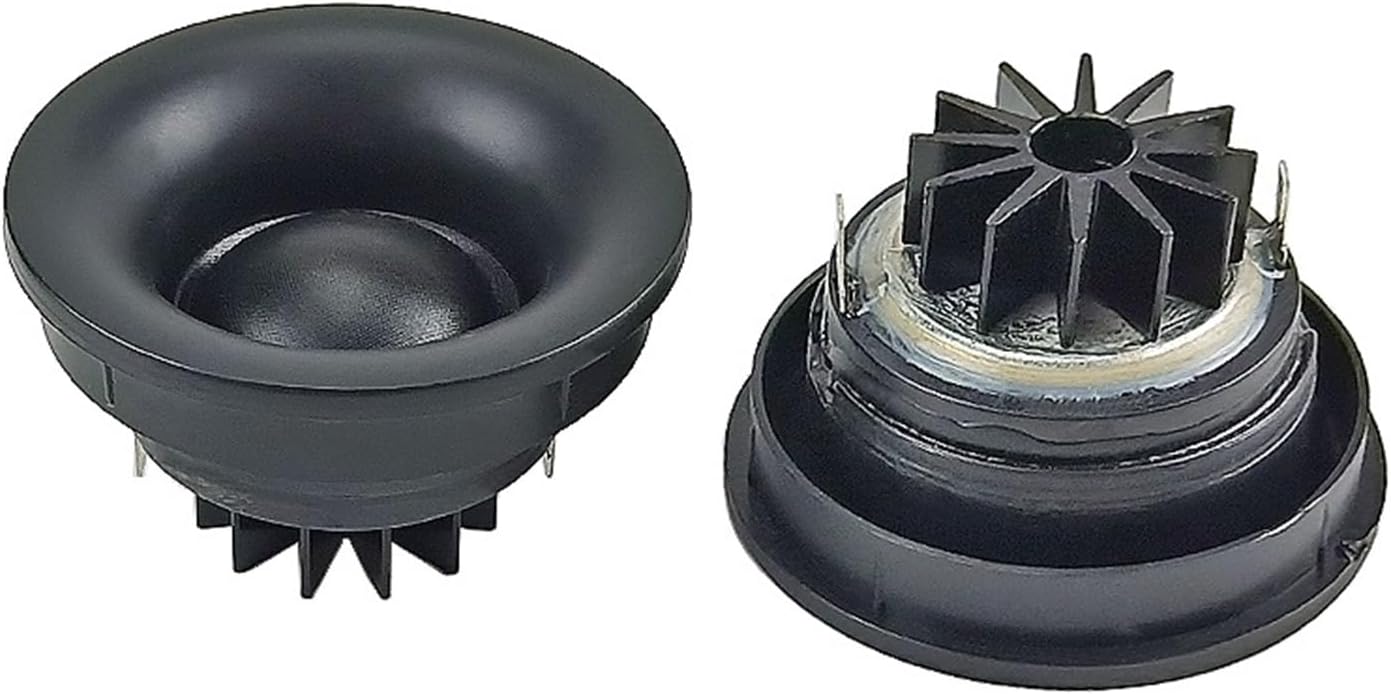 Speaker 25 Core 1 Inch Tweeter 4Ohm 30W Silk Film Dome Loudspeaker Neodymium Treble Speaker ABS Panel Toothed Radiator Lucky