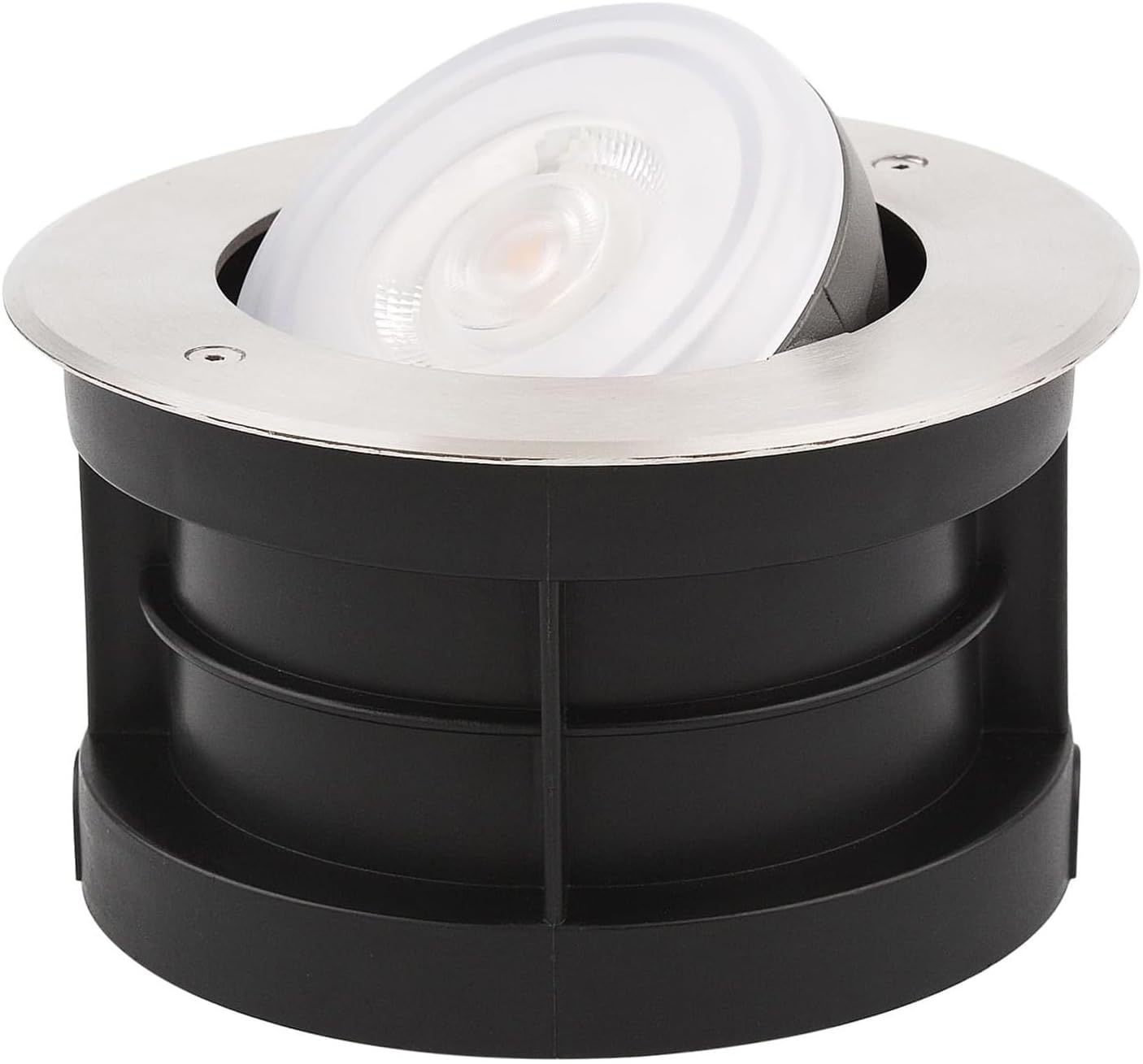 Garden In-ground Lights - Angle-Adjustable Underground Light LED, AC 220V LED Well Lights, IP65 Waterproof Landscape Pathway In-Ground Lighting Fixtures, Buried Lamp(Blue Light,72W)